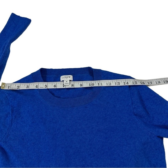 J. Crew Factory Blue Crew Neck Sweater - Picture 9 of 11
